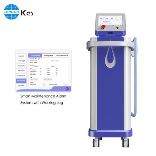 آلة إزالة الشعر بالليزر الليفي 808 نانومتر