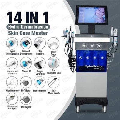 ICE Blue RF Hydra جلدي أكسجين آلة